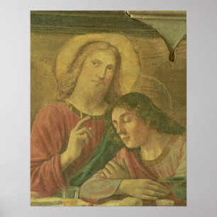 Christus Kopf, vom letzten Abendessen, 1480 Poster