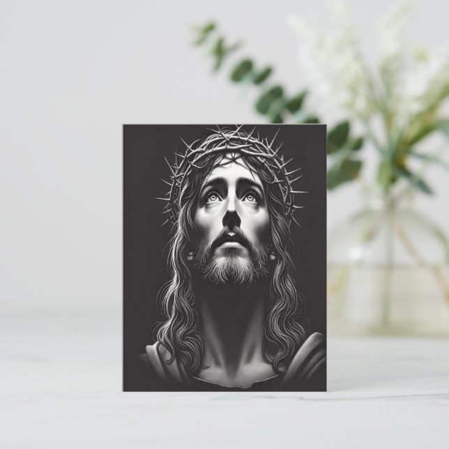 Christus Krone von Thorns-Ruhm Postkarte (Stehend Vorderseite)