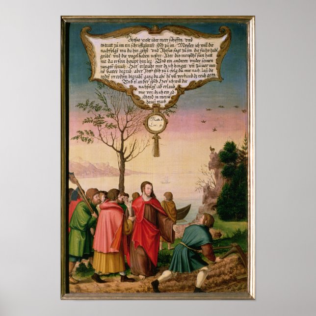 Christus lehrt seine Jünger Poster (Vorne)