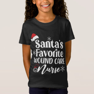 Christus Lieblings-Wundheilkunde-Weihnachtsmannmüt T-Shirt