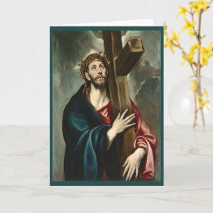 Christus mit dem Kreuz, El Greco Karte