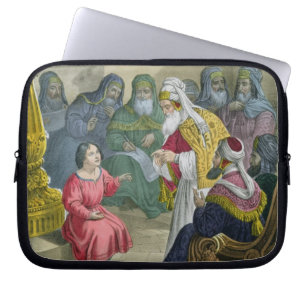 Christus mit den Doktoren im Tempel, von einem Laptopschutzhülle