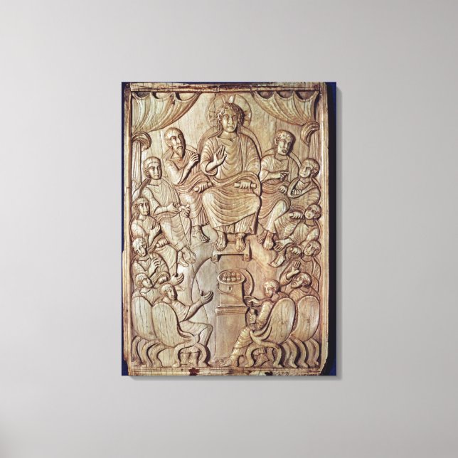 Christus mit den Zwölf Aposteln Leinwanddruck (Vorderseite)