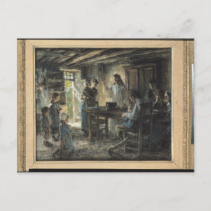 Christus mit der Meek, 1903-04 Postkarte