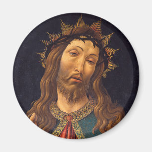 Christus mit Dornenkrone von Sandro Botticelli Magnet