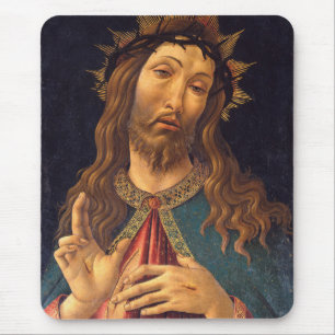 Christus mit Dornenkrone von Sandro Botticelli Mousepad