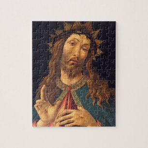 Christus mit Dornenkrone von Sandro Botticelli Puzzle