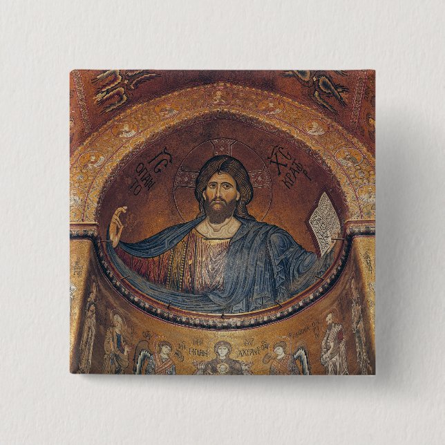 Christus Pantocrator und Madonna Button (Vorderseite)