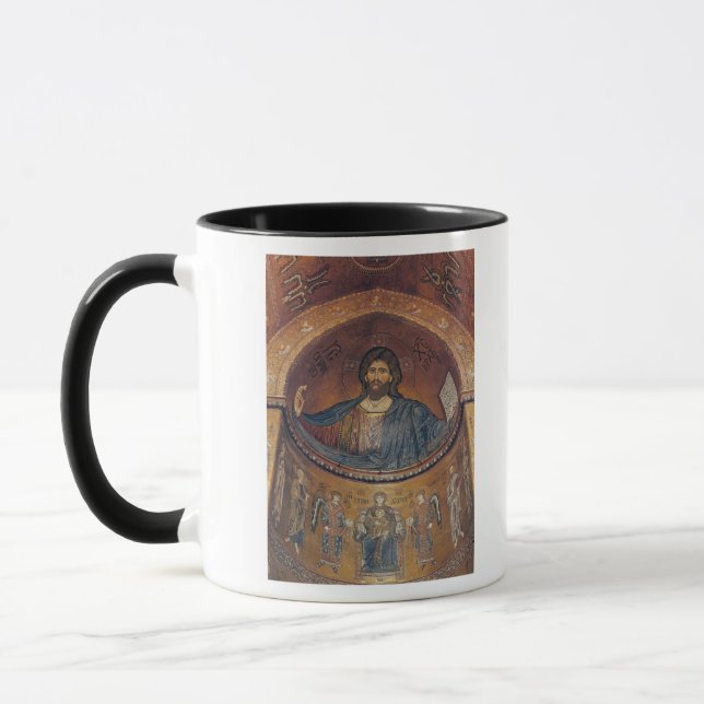 Christus Pantocrator und Madonna Tasse (Links)