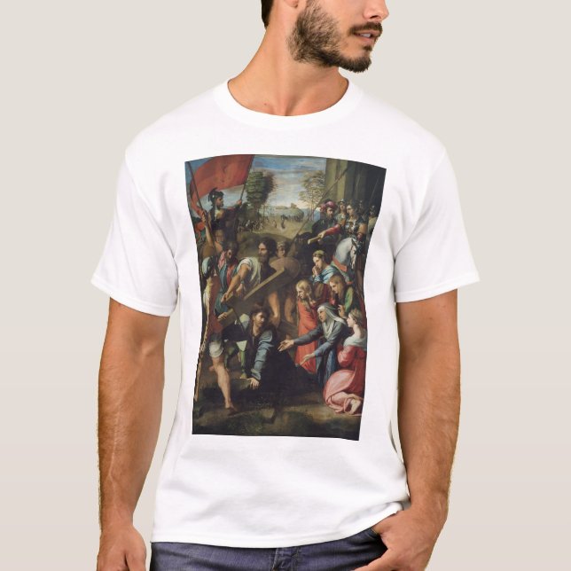 Christus RAPHAEL, der auf die Weise zum T-Shirt (Vorderseite)