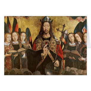 Christus-Segen, zentrale Platte von einem