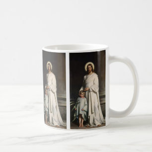 Christus segnet das kleine Kind von Carl Bloch Kaffeetasse
