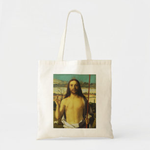 Christus segnet von Giovanni Bellini Tragetasche