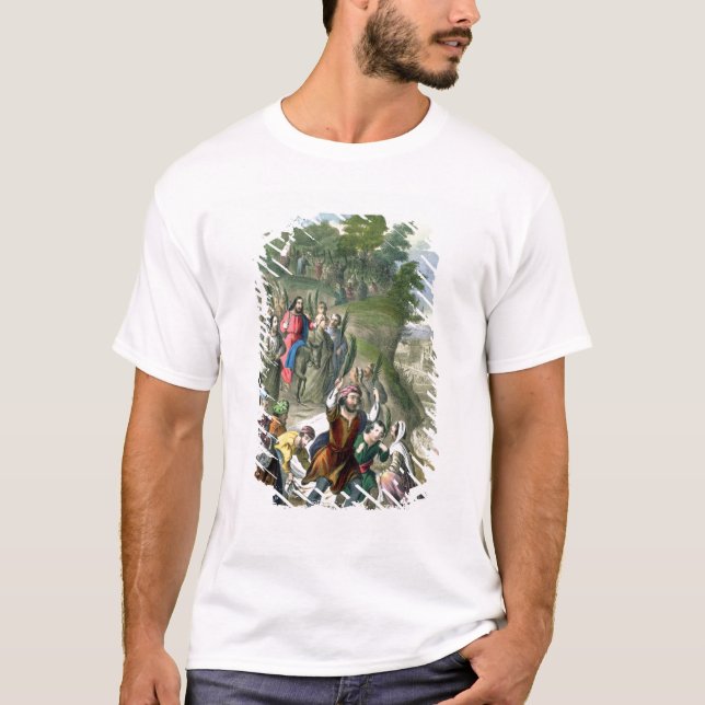 Christus Siegeseintritt in Jerusalem, von einem Bi T-Shirt (Vorderseite)