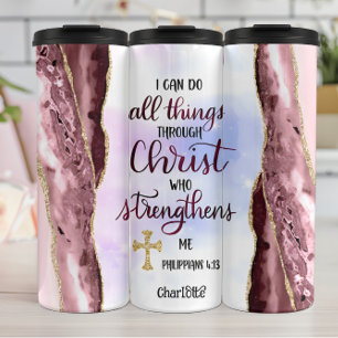 Christus stärkt den Glauben Thermosbecher