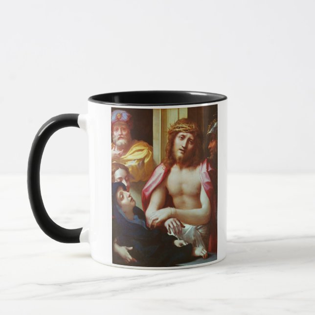 Christus stellte sich den Leuten dar (Ecce Homo) Tasse (Links)