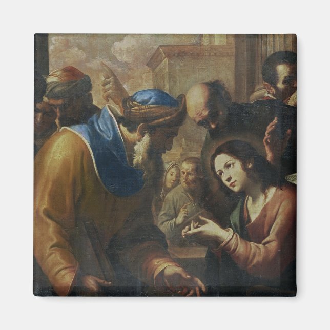 Christus Streit mit den Ärzten um 1660 Magnet (Vorne)
