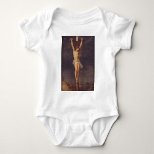 Christus tot am Kreuz von Peter Paul Rubens Kunst Baby Strampler