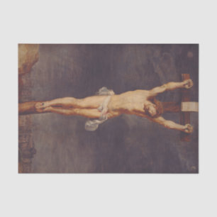 Christus tot am Kreuz von Peter Paul Rubens Kunst Seidenpapier