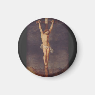 Christus tot am Kreuz von Peter Paul Rubens Magnet