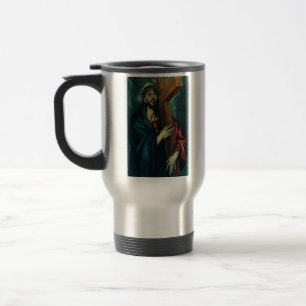 Christus trägt das Kreuz von El Greco Reisebecher