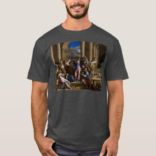 Christus treibt die Geldwechsler vom Tempel T-Shirt