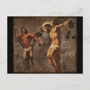 Christus und der gute Dieb Postkarte