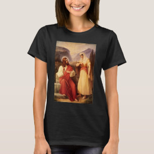 Christus und der Samariter von Christian Schleisne T-Shirt