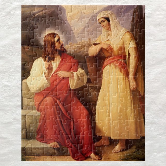 Christus und der Samariter von Christlich Schleisn Puzzle (Von Creator hochgeladen)