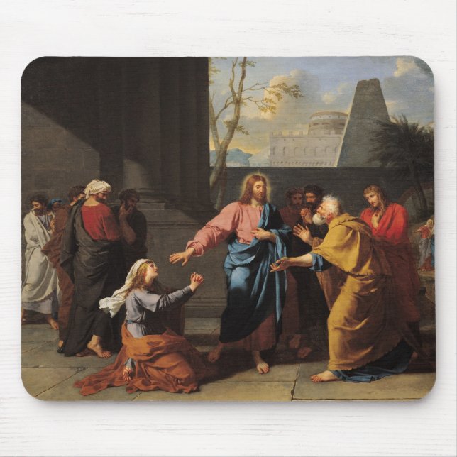 Christus und die Canaanite Frau, 1783-84 Mousepad (Vorne)