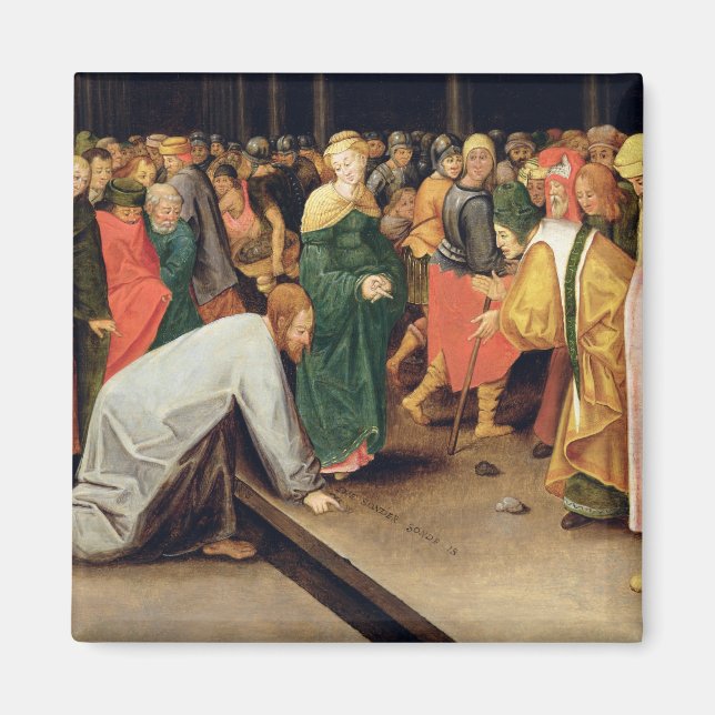 Christus und die Frauen im Ehebruch, 1628 Magnet (Vorne)
