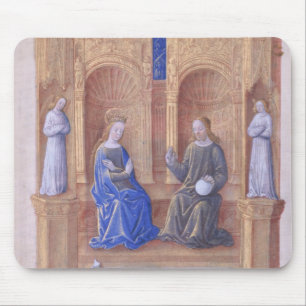 Christus und die Jungfrau Mary inthronisiert Mousepad