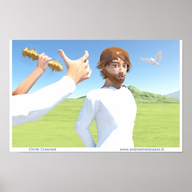 Christus und die Krönung mit Thorns Poster (Vorne)