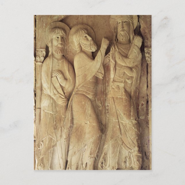 Christus und die Pilger von Emmaus Postkarte (Vorderseite)