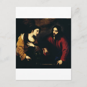 Christus und die Samariterin Postkarte
