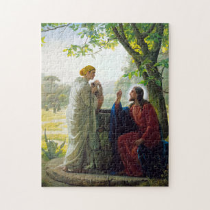Christus und die Samariterin von Carl Bloch Puzzle
