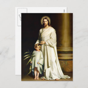 Christus und Kind. Fine Art Oaster Postkarten