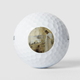 Christus und Mary Magdalene im finnischen ländlich Golfball