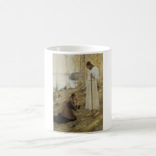 Christus und Mary Magdalene im finnischen ländlich Kaffeetasse