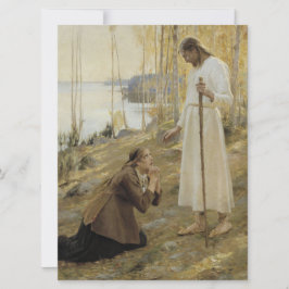 Christus und Mary Magdalene im finnischen ländlich Karte