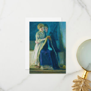 Christus und seine Mutter studieren die Schriften Dankeskarte