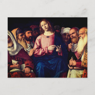 Christus unter den Ärzten (1504) Postkarte