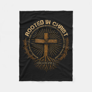 Christus verwurzeltes T-Shirt, Jesus-Shirt, Vintag Fleecedecke