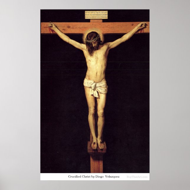 Christus von Diego Velazquez Poster (Vorne)