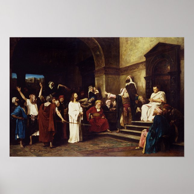 Christus vor Pilate Poster (Vorne)