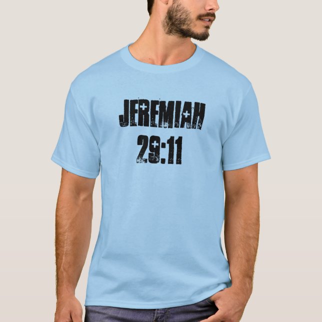 Christus-Weg-Kleid "Jeremias-29:11 " T-Shirt (Vorderseite)