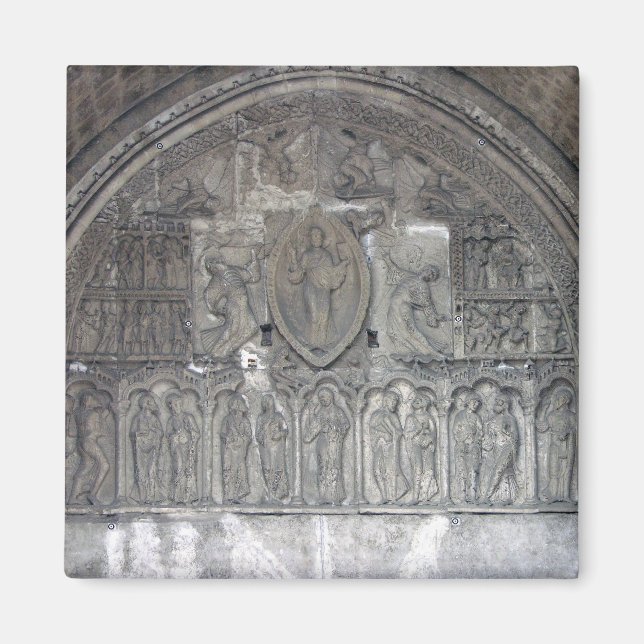 Christus with two angels and scenes from the life  magnet (Vorne)