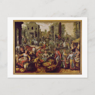 Christus zeigte dem Volk Postkarte