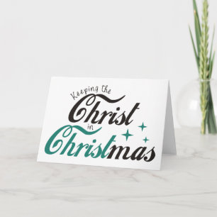 Christus zu Weihnachten behaltend