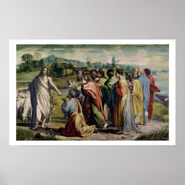 Christus zum Heiligen Peter (Cartoon für den Sünst Poster (Vorne)